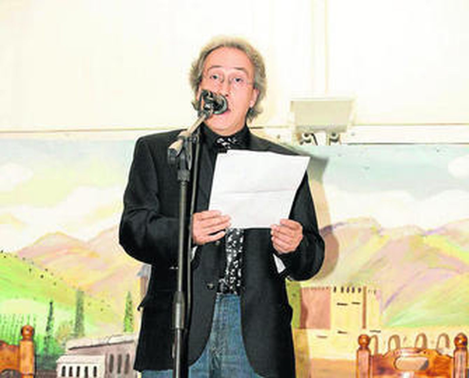 Paco Espínola, en la peña La Platería.