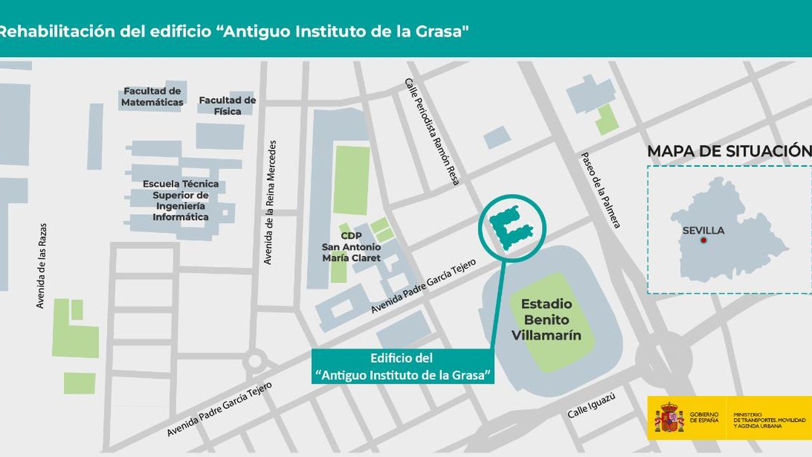 La rehabilitación del antiguo Instituto de la Grasa.