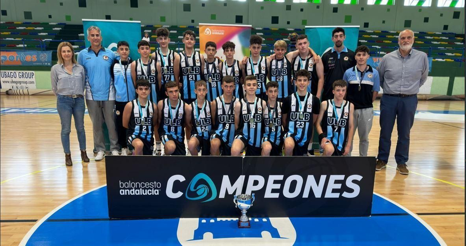 El cadete B de la ULB, campeón provincial de su categoría