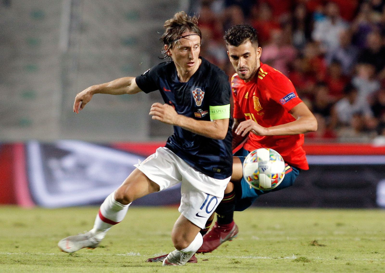 Las imágenes del España-Croacia