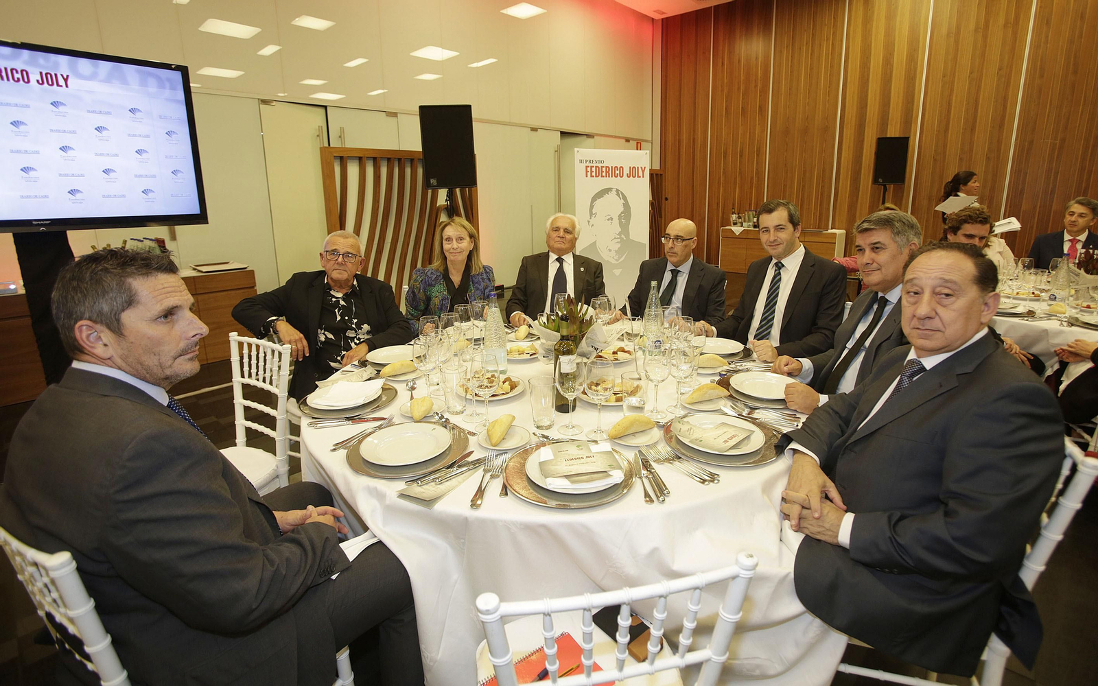 Entrega del premio Federico Joly a Augusto Delkáder