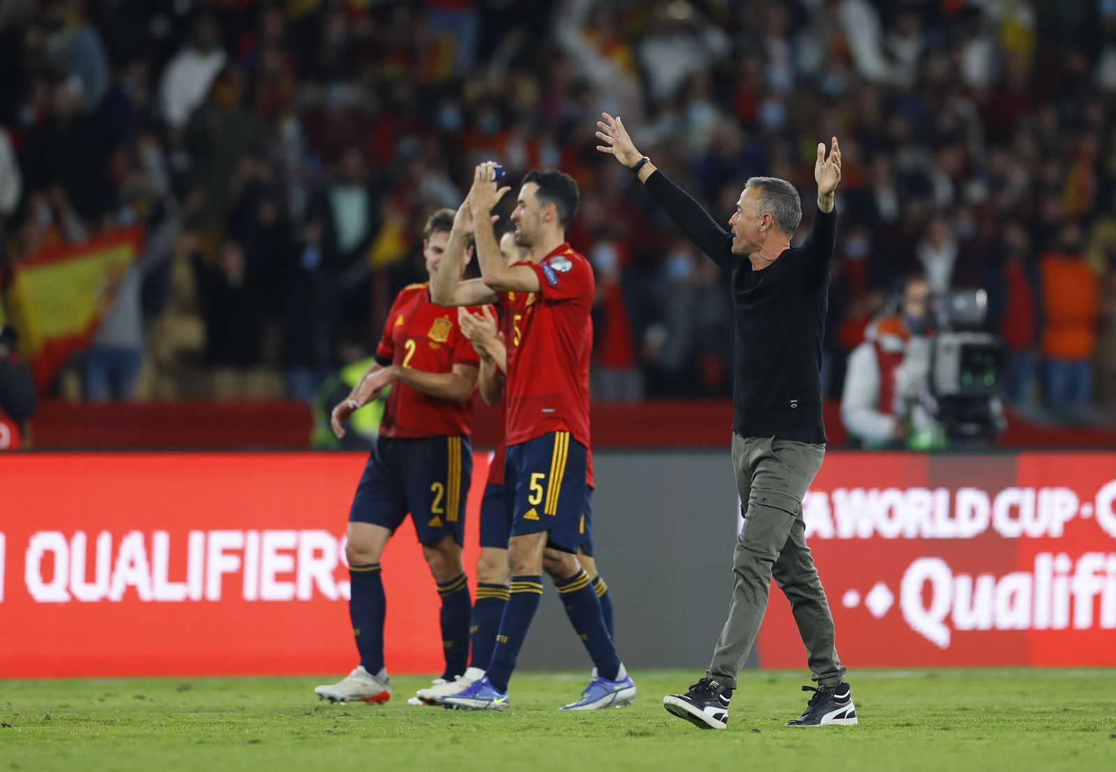 Las imágenes del España-Suecia