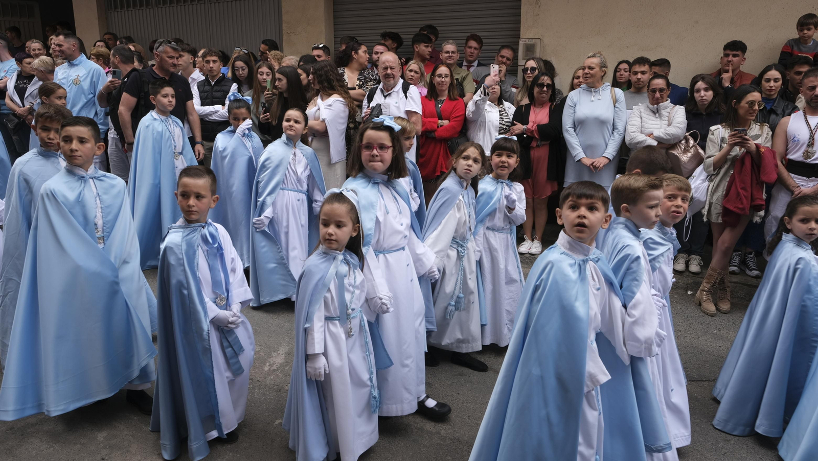 La procesión de Los Ángeles en Almería, en imágenes