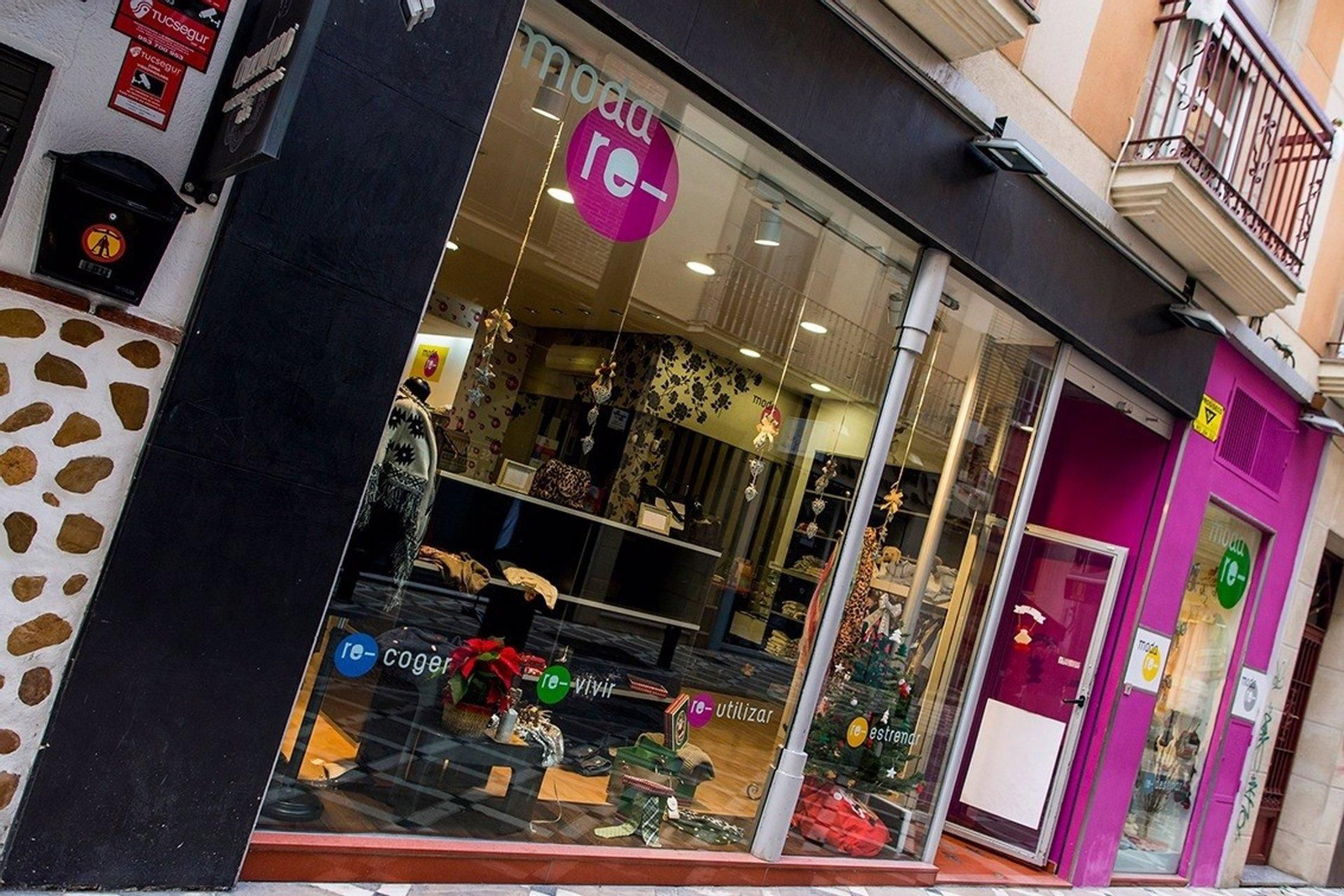 Tienda de Cáritas en Jaén.