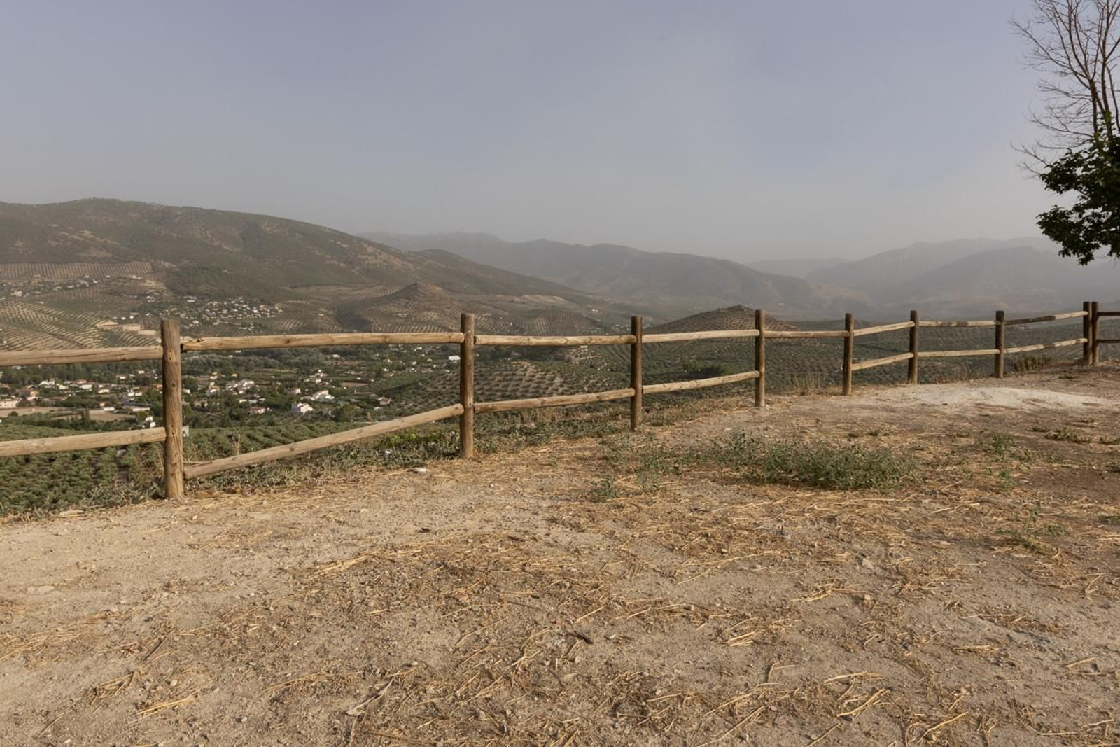 Estado de abandono del parque del Cerro de las Canteras