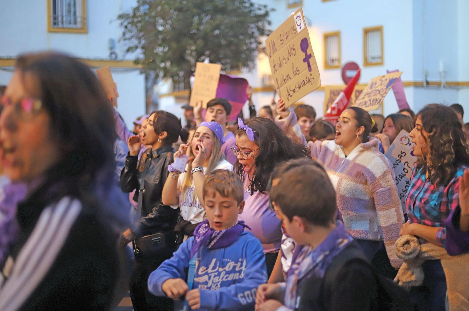 Imágenes de la manifestación del 8 de marzo, Día Internacional de la Mujer
