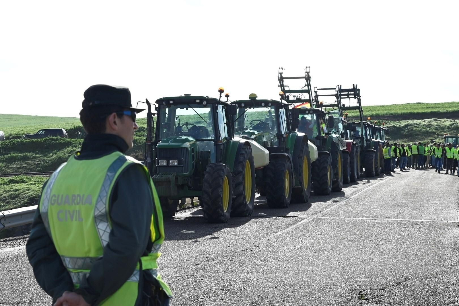 Las protestas de los agricultores en la provincia de Córdoba, en imágenes