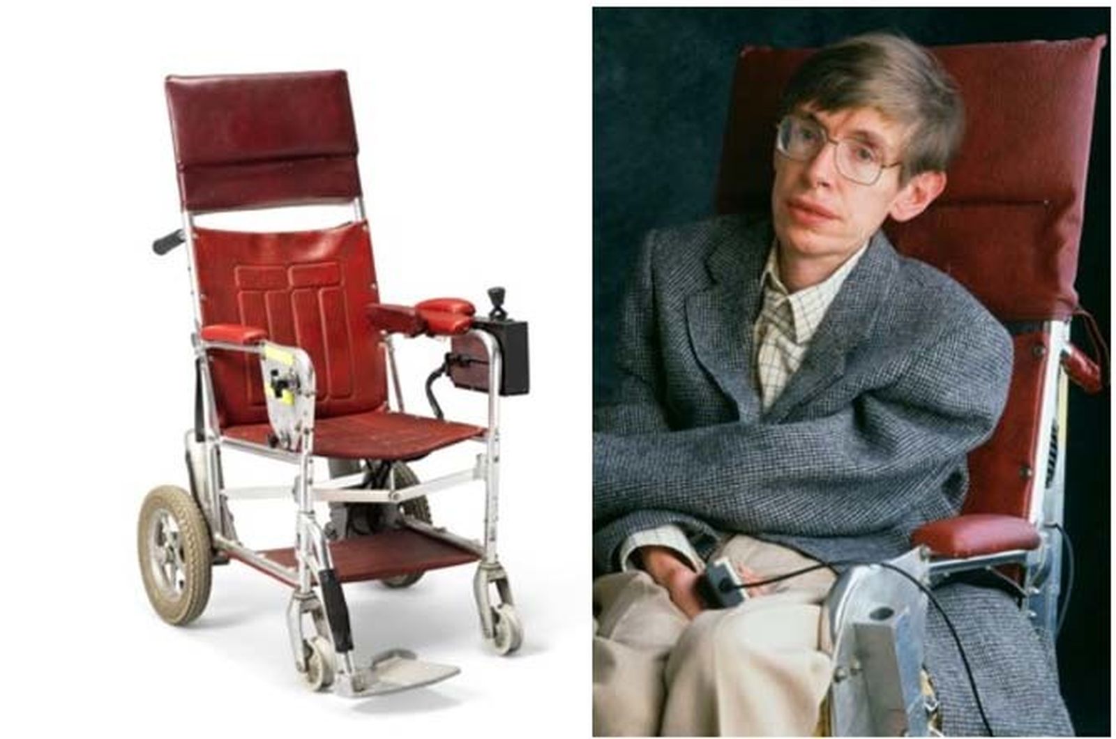 La silla de rueda subastada de Stephen Hawking