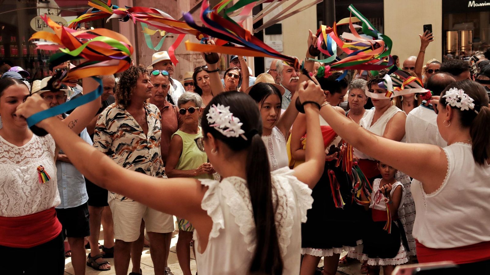 Verdiales en la Feria del centro de Málaga