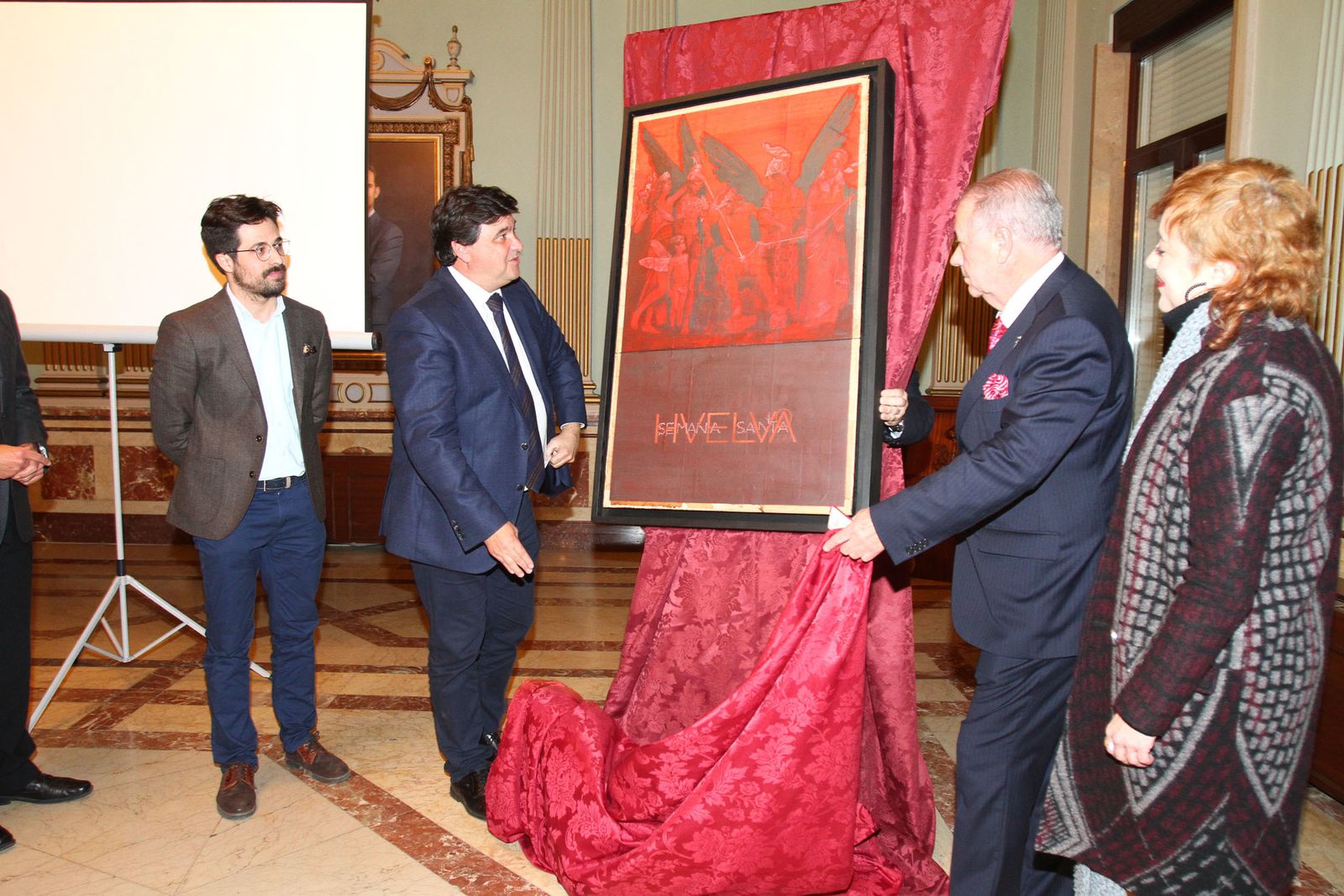 El Cristo de las Cadenas centra el cartel de la Semana Santa de Huelva de 2019