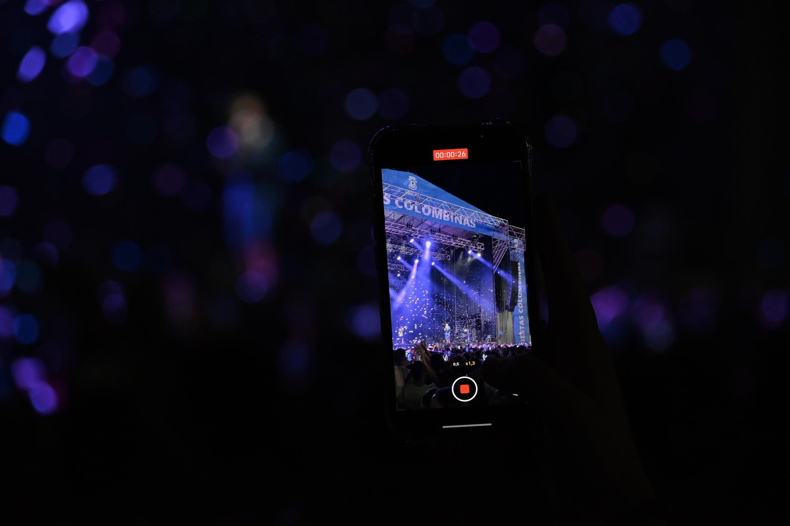 Las imágenes del concierto de Maikel Delacalle en las Fiestas Colombinas de Huelva