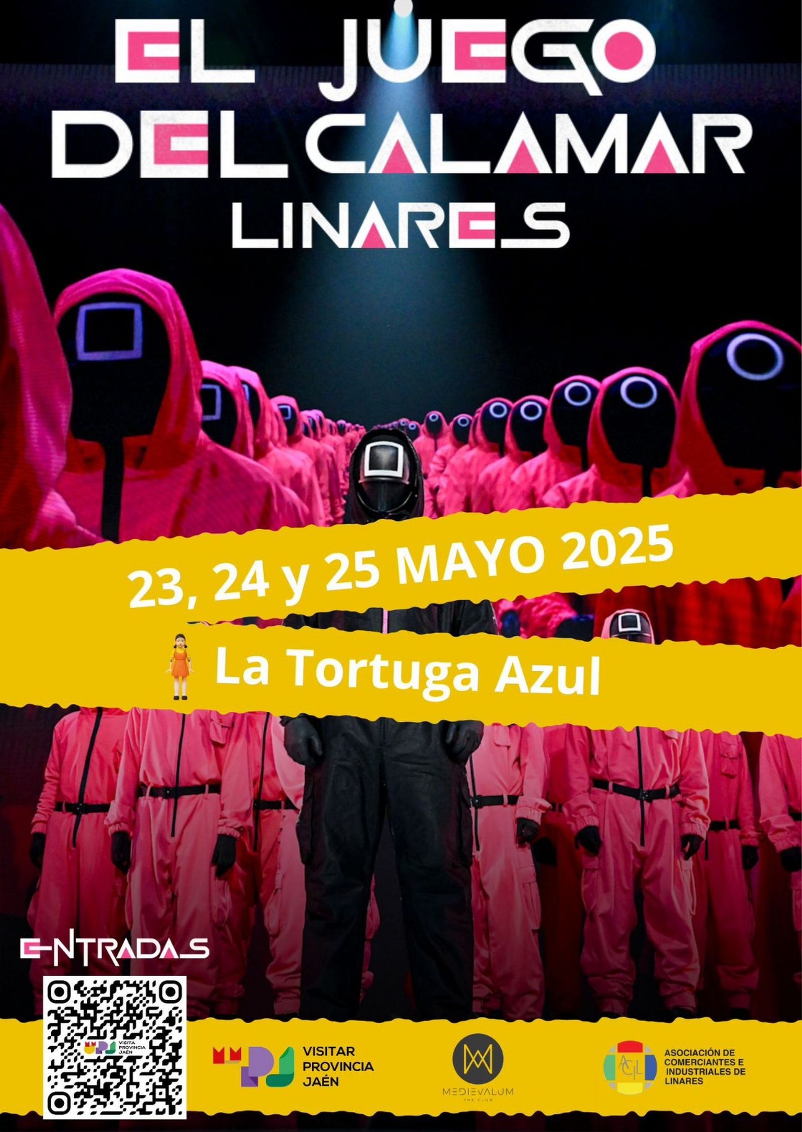 El evento está abierto para personas solas o en grupo mayores de 16 años.