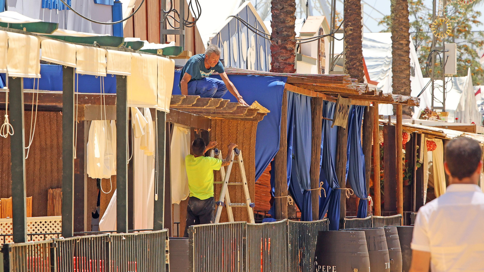 Sábado de Feria y alumbrado en Jerez
