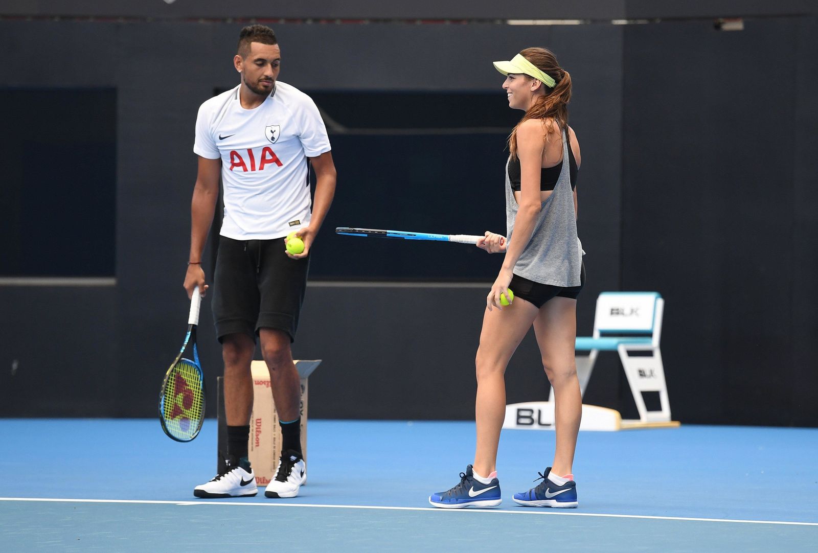 Kyrgios y Tomljanovic, una pareja de glamour