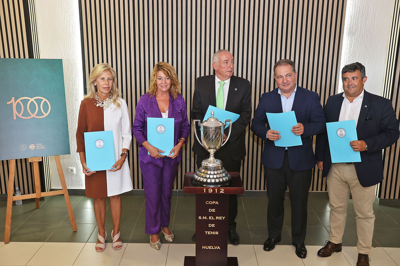 Imágenes de la constitución y presentación del Comité de Honor del centenario de la Copa del Rey de Tenis