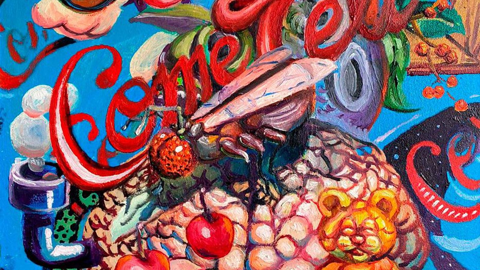 Tomás Iglesias-Comer, (2023)-30x28'5cm-Óleo sobre madera entelada