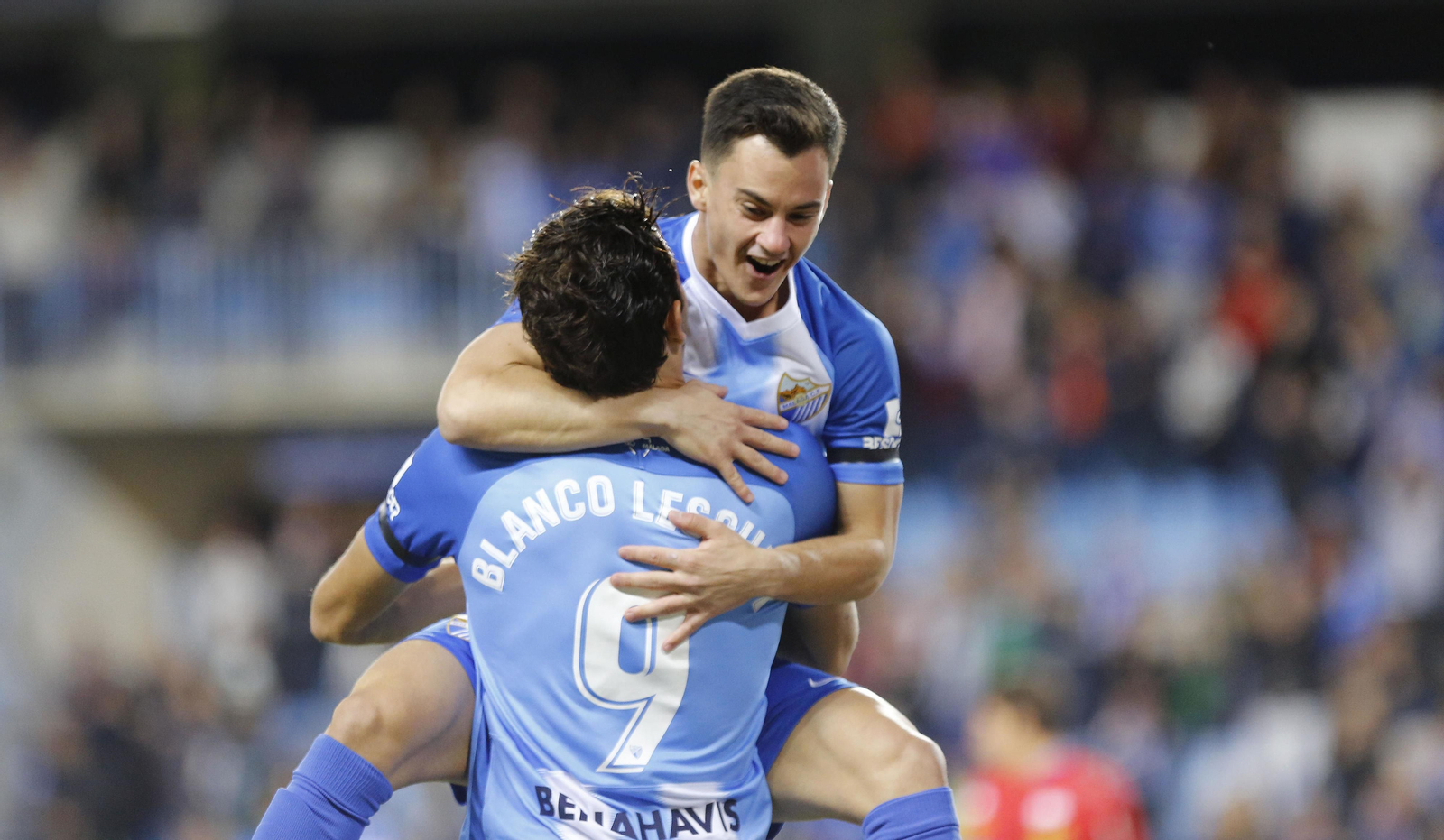 El Málaga-Numancia, en imágenes