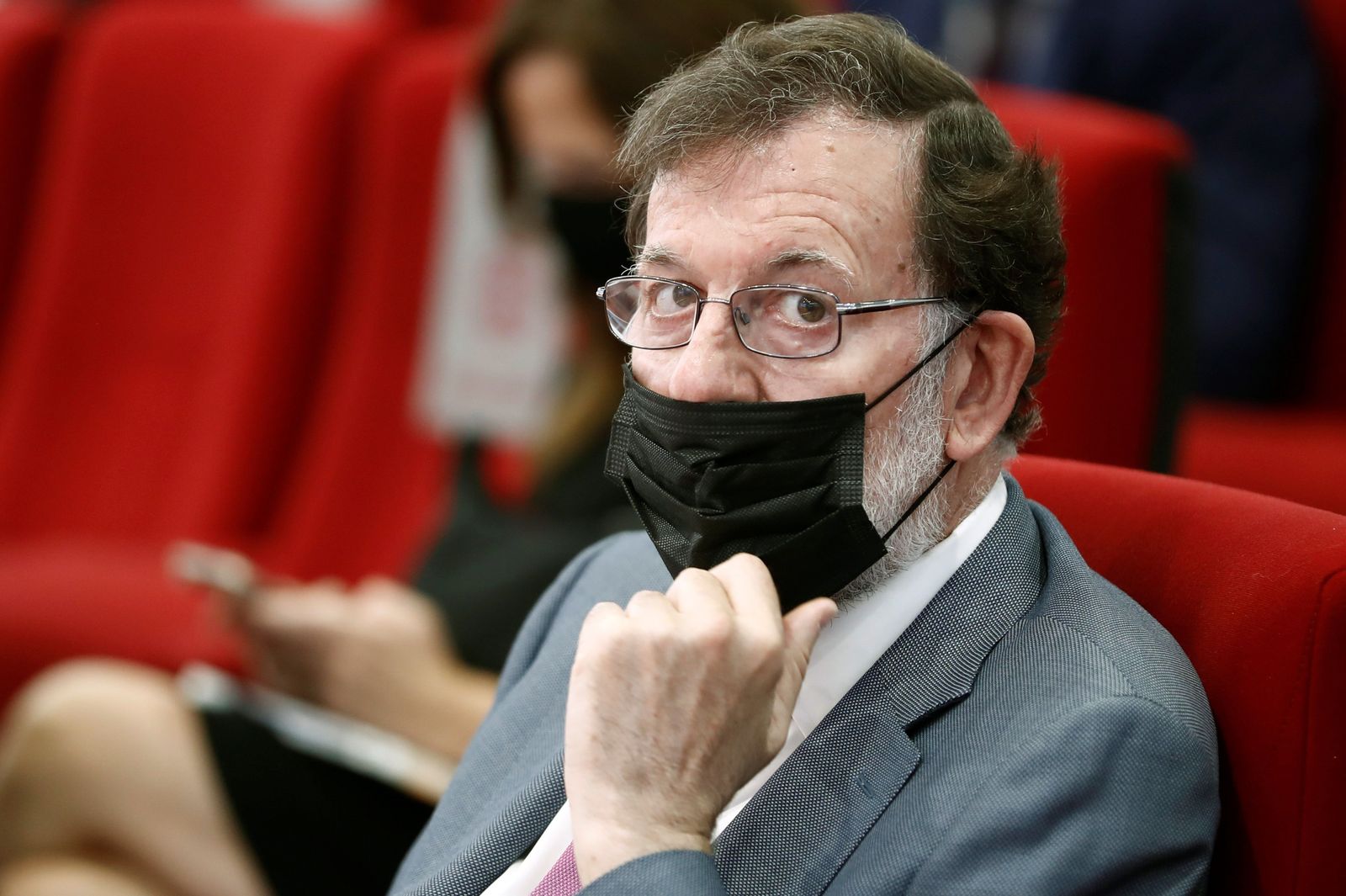 El ex presidente del Gobierno Mariano Rajoy durante un acto de la Fundación Once el pasado mes de julio en Madrid.