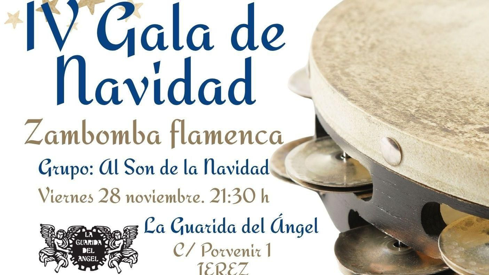 Detalle del cartel de la Gala de Navidad de Madre Coraje.