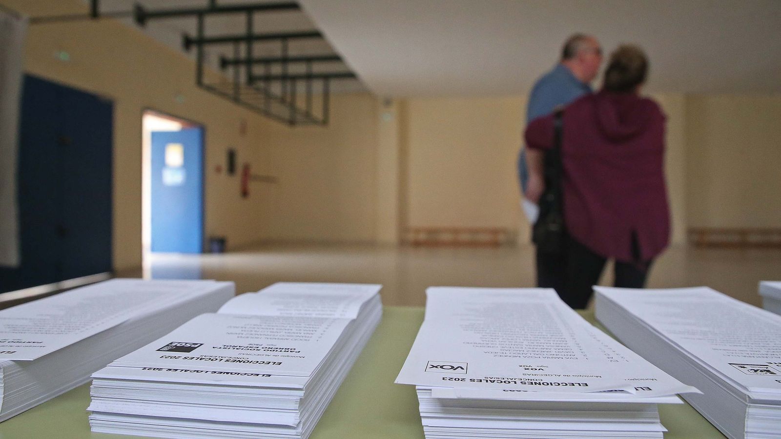 La jornada electoral en Algeciras, en imágenes