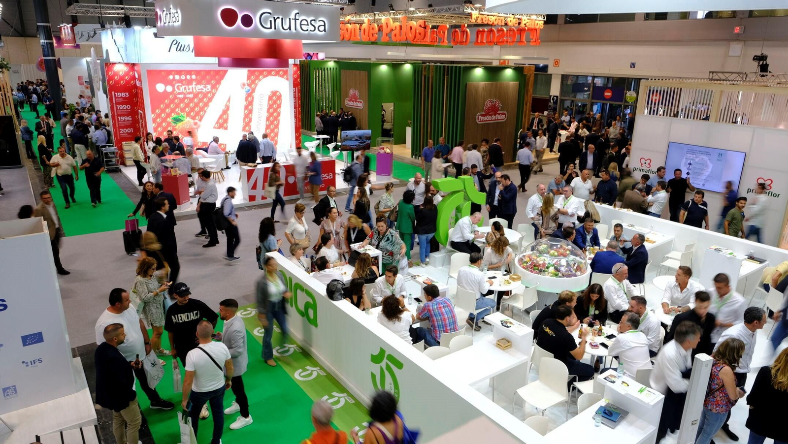 Vista genérica del Pabellón de Andalucía durante Fruit Attraction 2024.