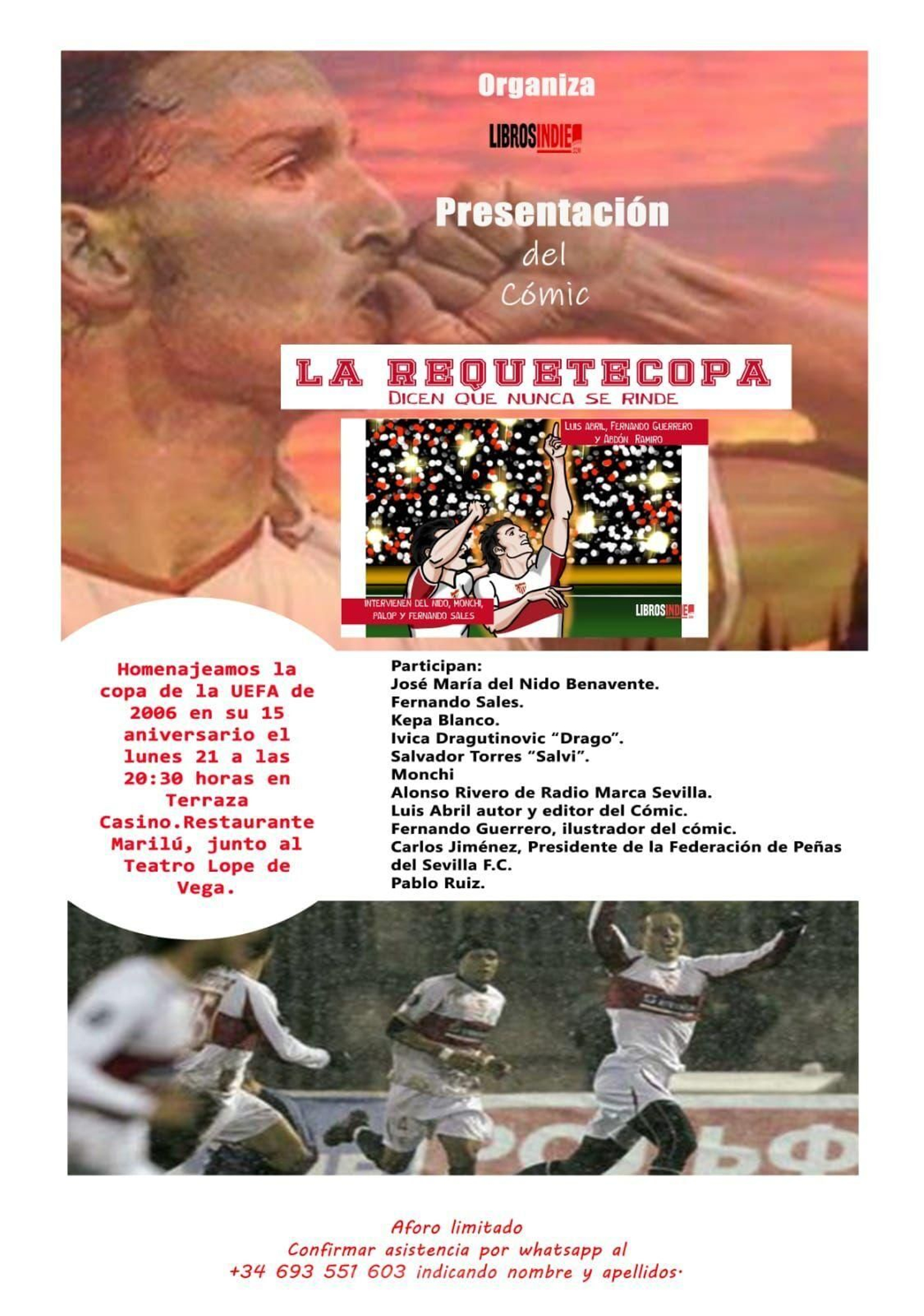 Carátula para la presentación del comic.