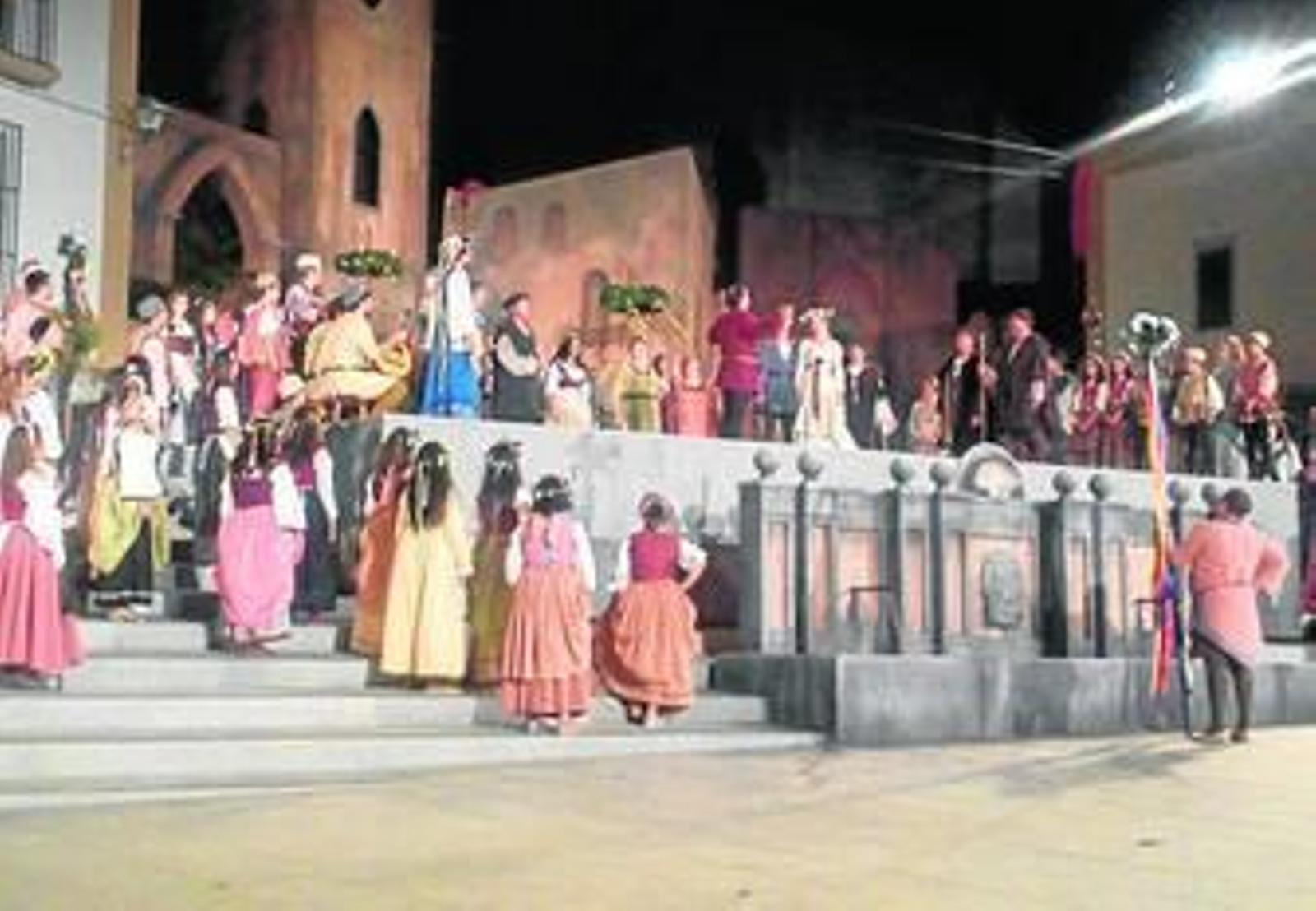 Un momento de la representación de 'Fuenteovejuna', en 2013.