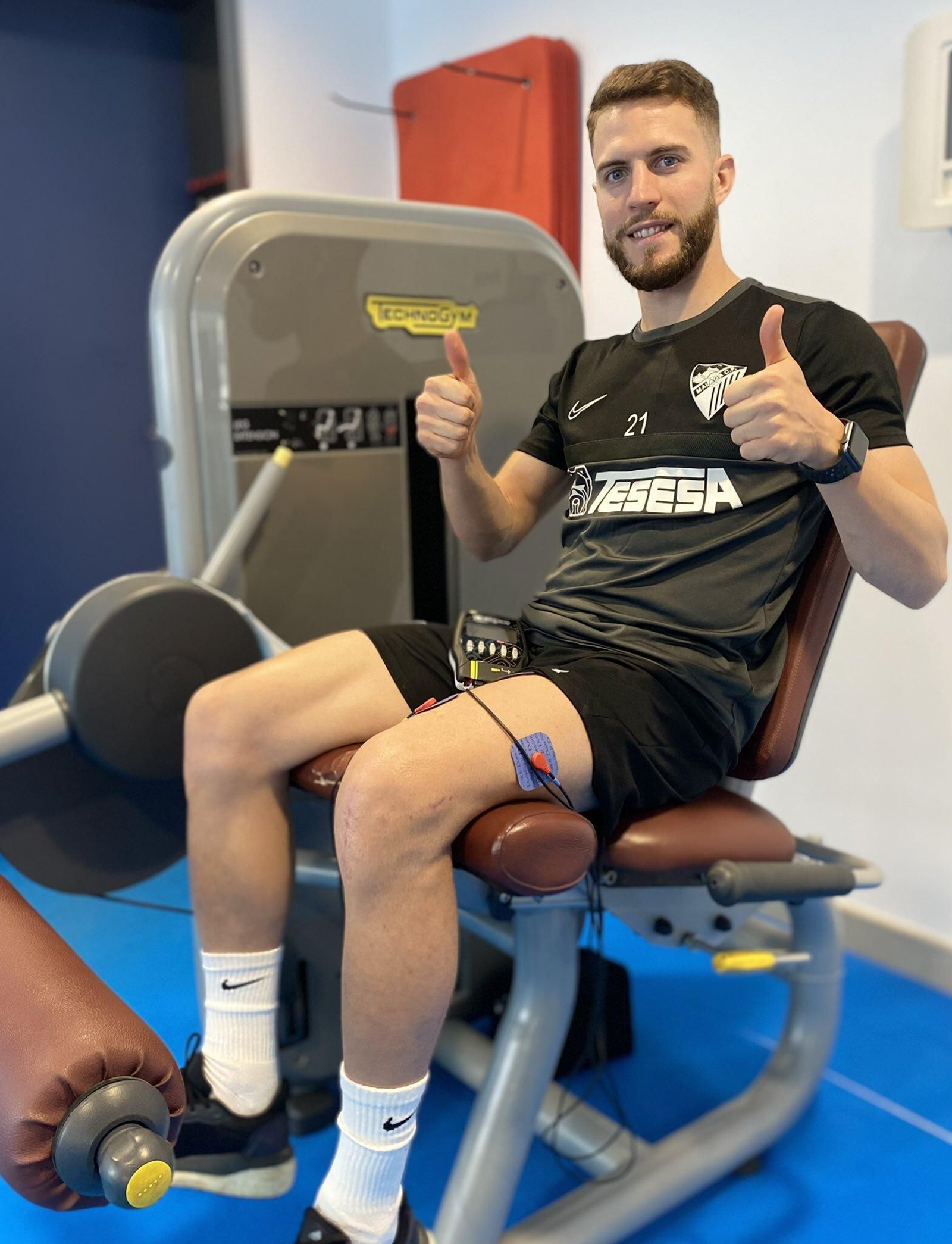 Iván Calero, trabajando.