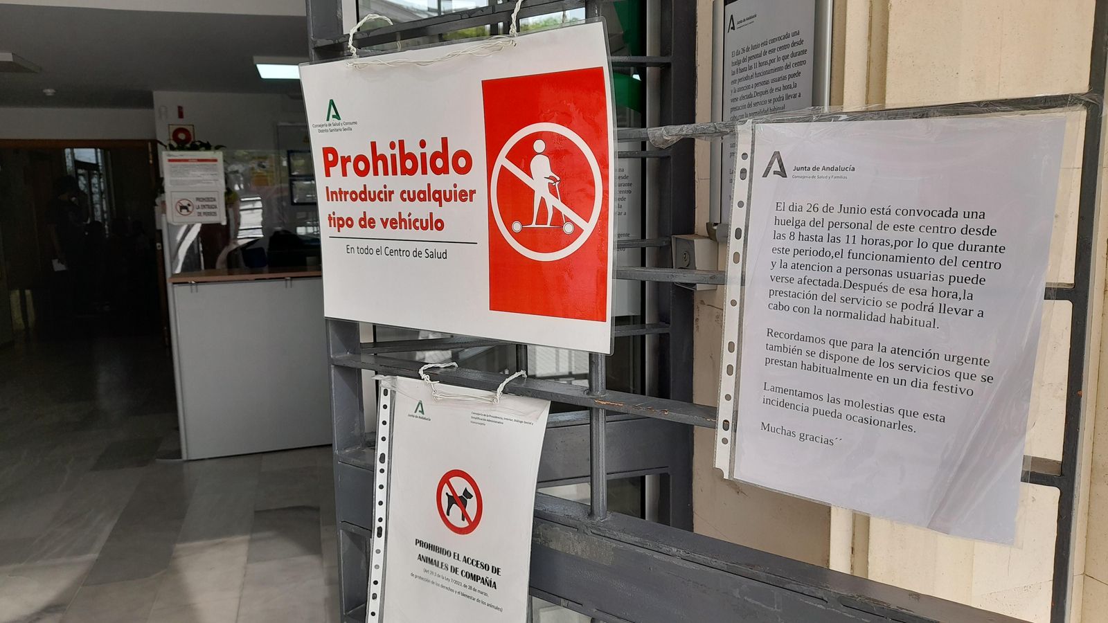 Imagen del centro de salud Amante Laffon en el barrio de Triana.