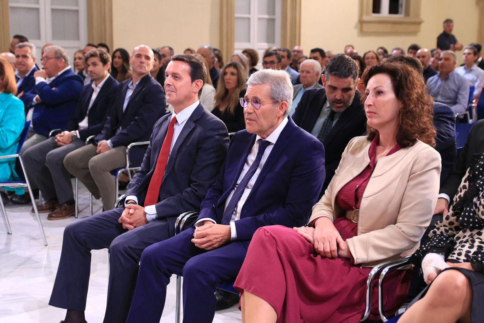 La diputación impone el Escudo de la Provincia a Pedro Caparrós