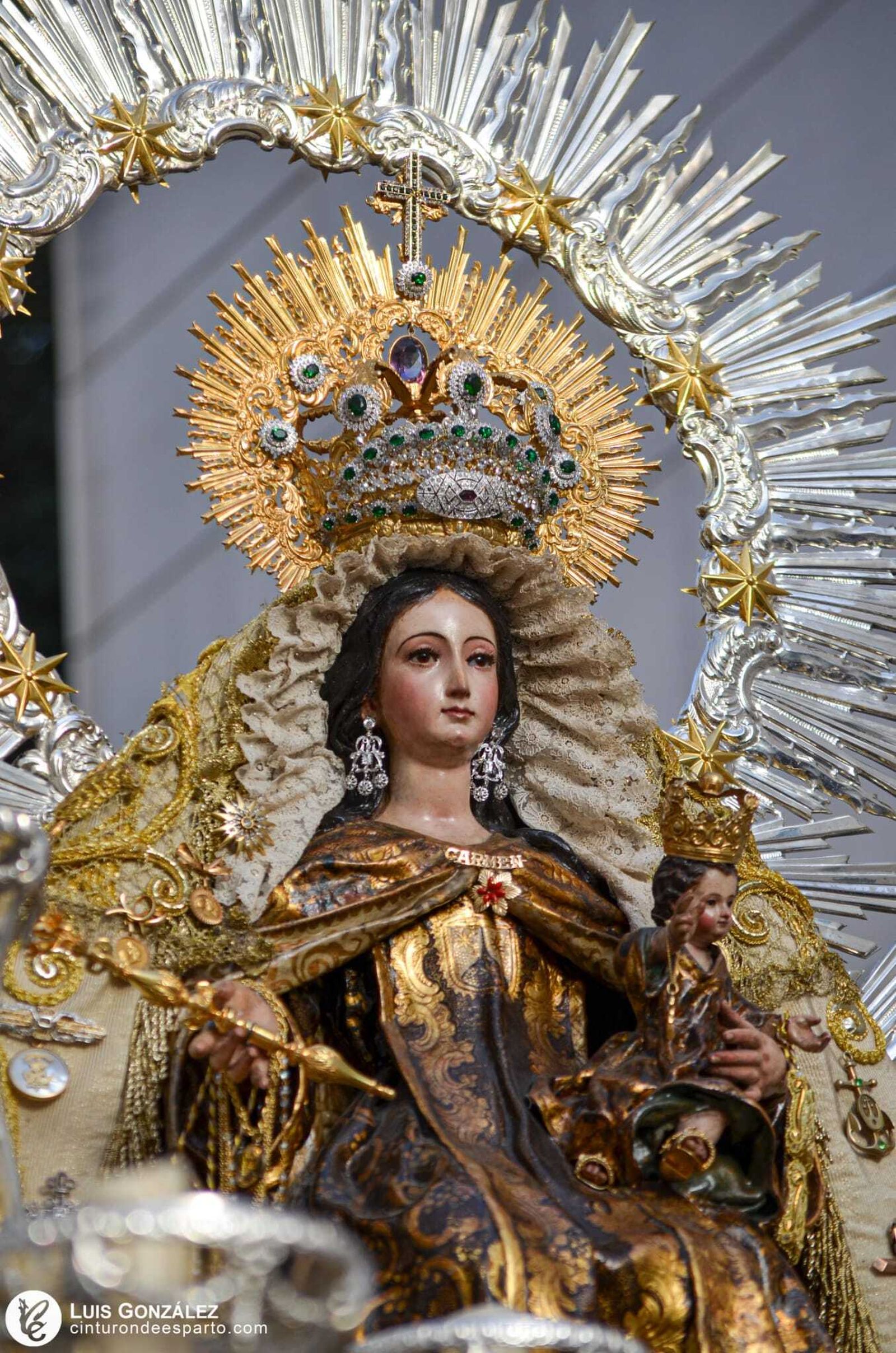 La dieciochesca Virgen del Carmen