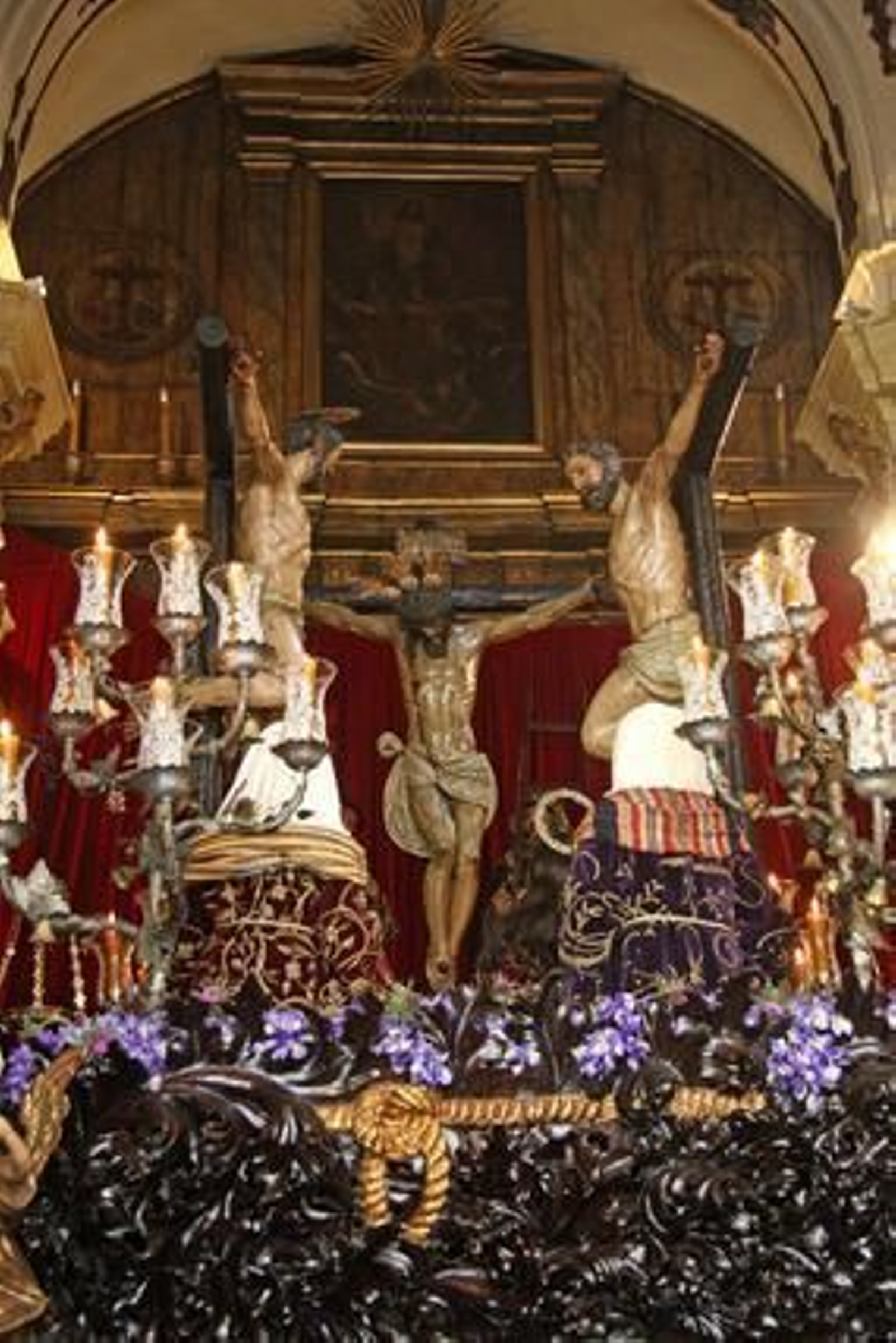 La hermandad de la Carretería no pudo procesionar este Viernes Santo.

Foto: Belén Vargas