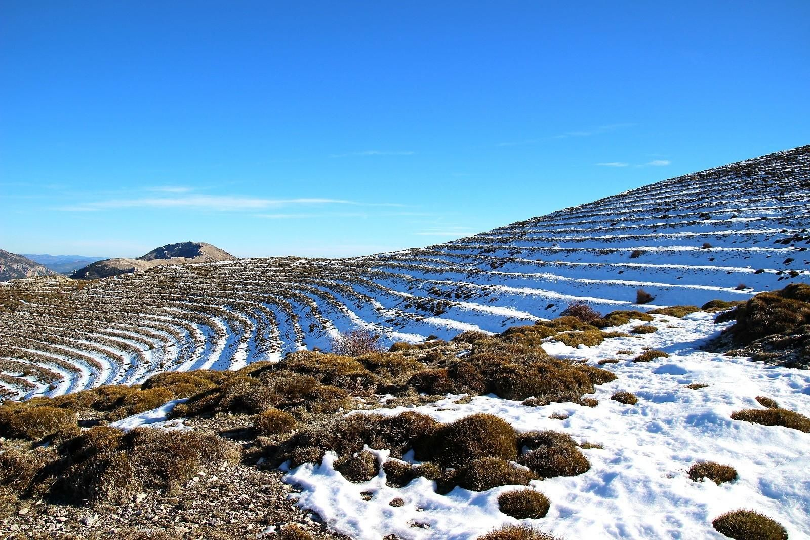 Paisaje nevado de la Sierra de Segura. Paisaje nevado de la Sierra de Segura.