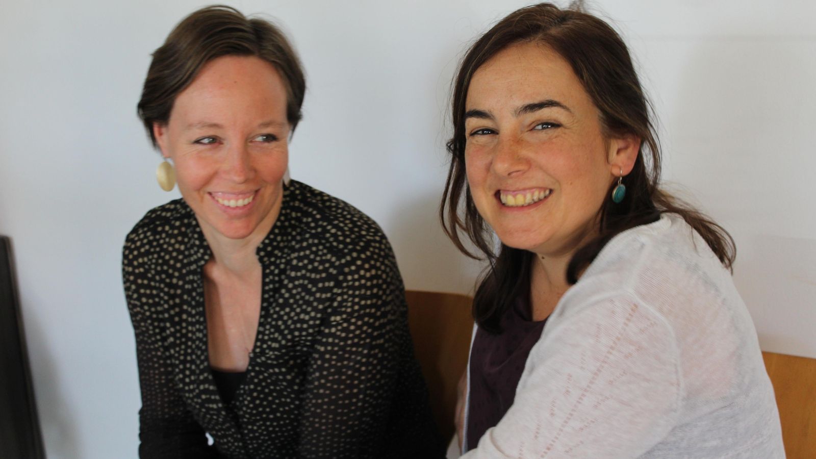 Las arquitectas Ángela Müller y Marta Parra