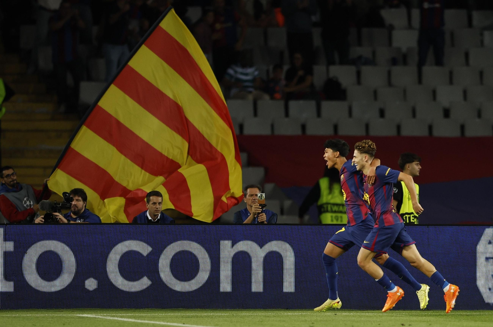 Las fotos del Barcelona-Olympiacos