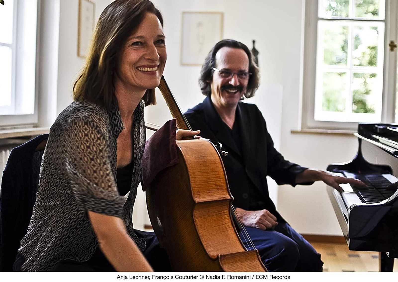 Anja Lechner y François Couturier. Anja Lechner y François Couturier.