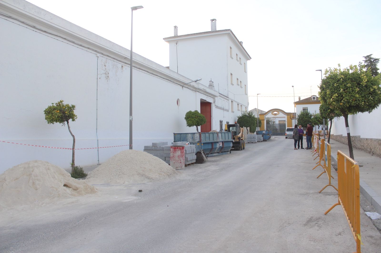 Inicio de las obras en la calle Duque de Sessa.