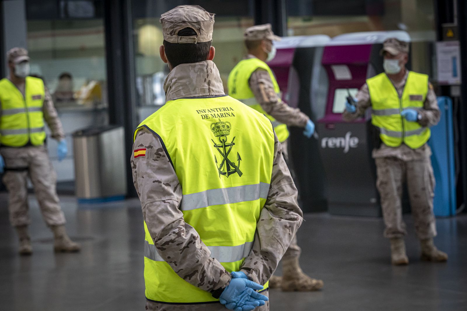 Presencia de ila Infanteria de Marina en Cádiz