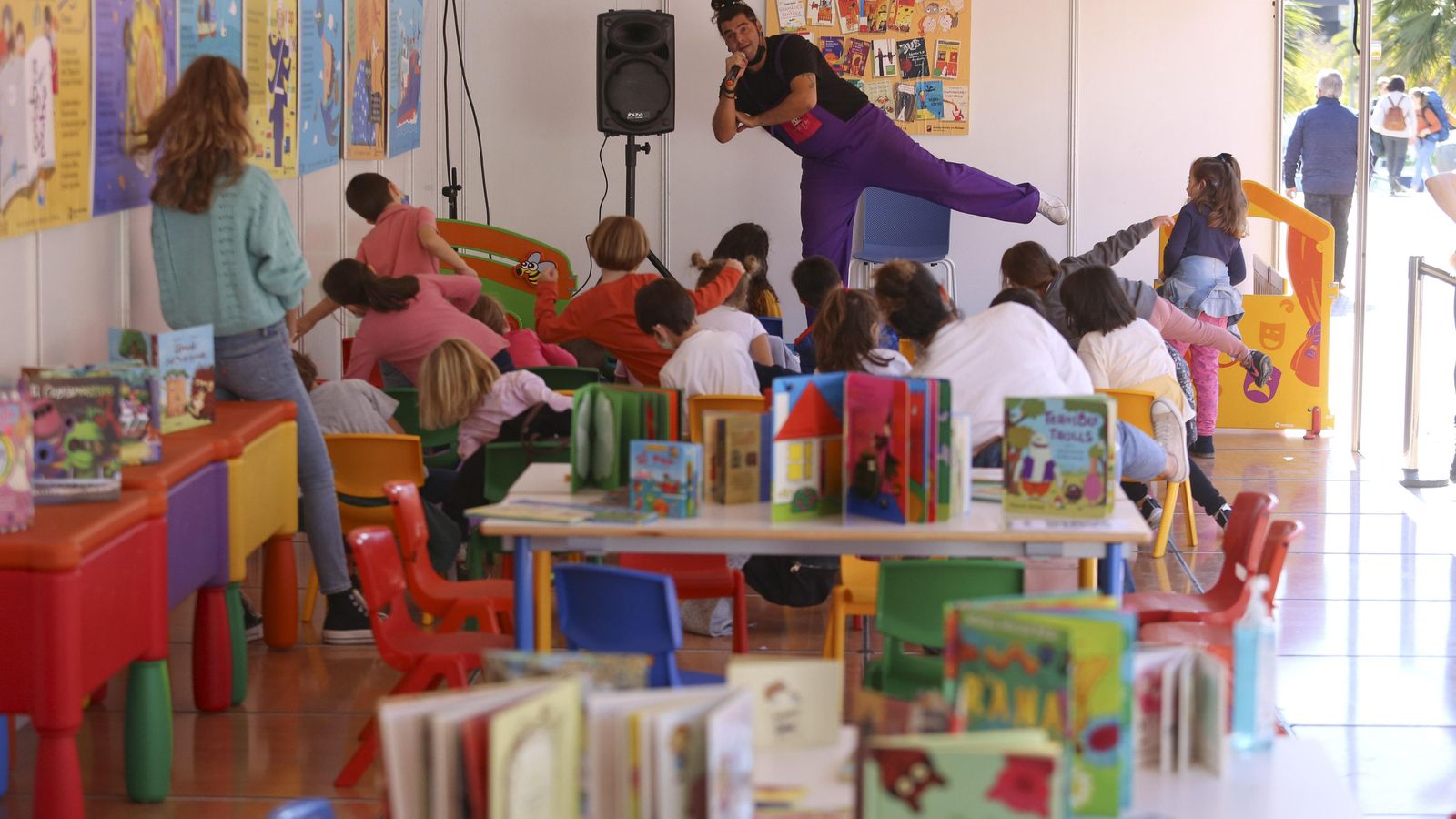 Los más pequeños tienen su espacio en la feria. Los más pequeños tienen su espacio en la feria.