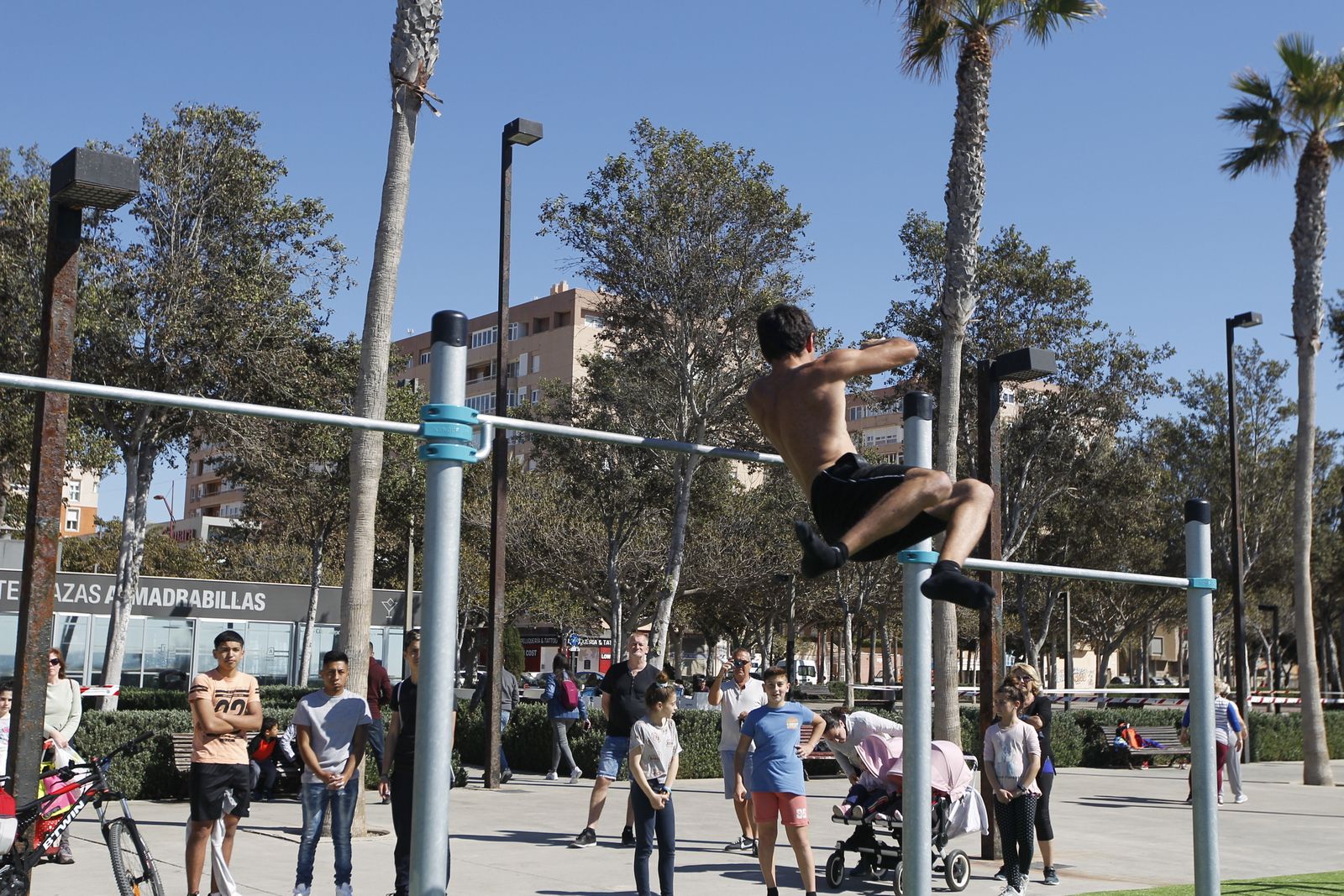 Fotogalería Pista de Calistenia. Parque de los Periodistas. Almería