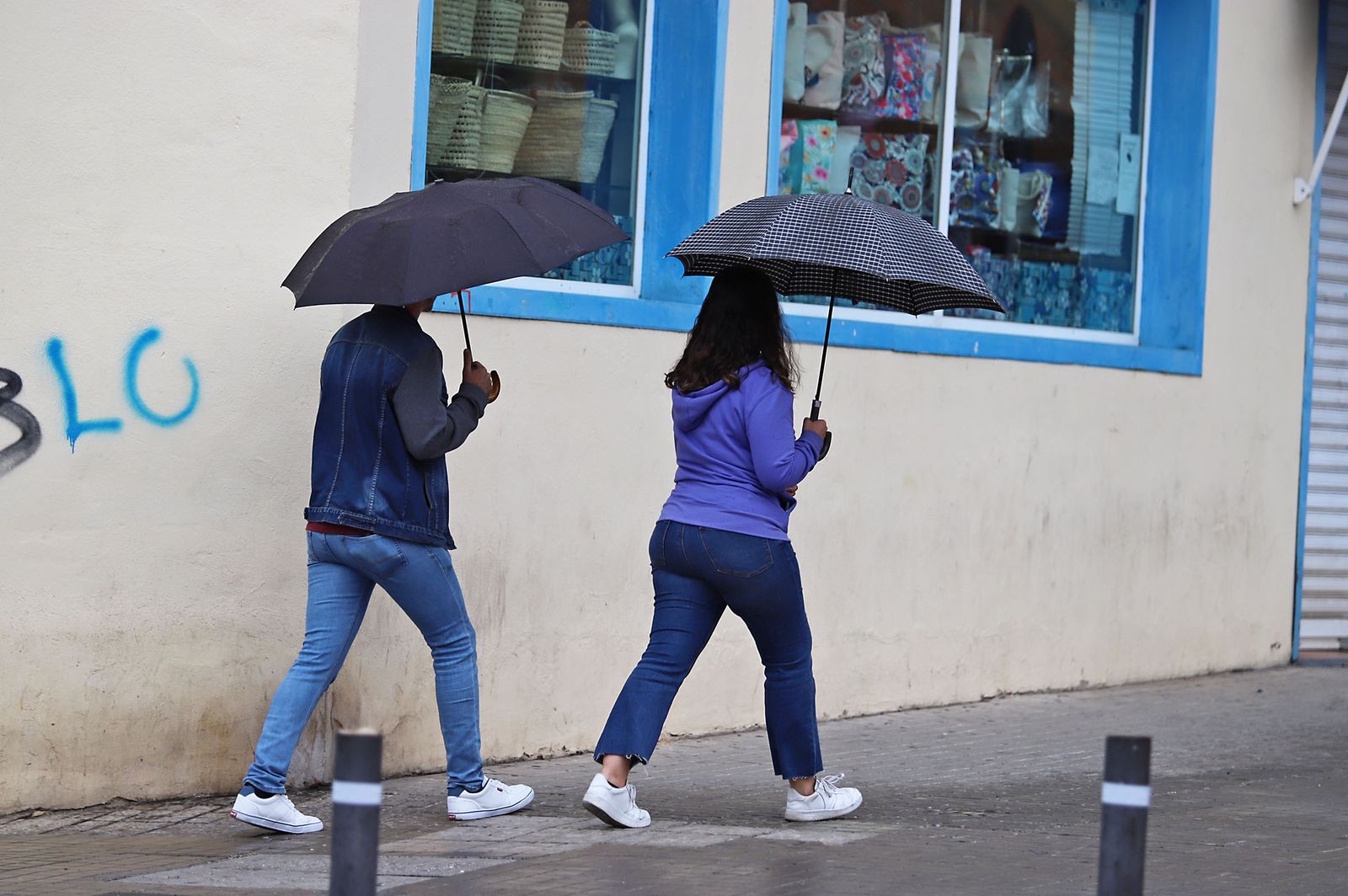 La lluvia en la jornada de domingo en Huelva