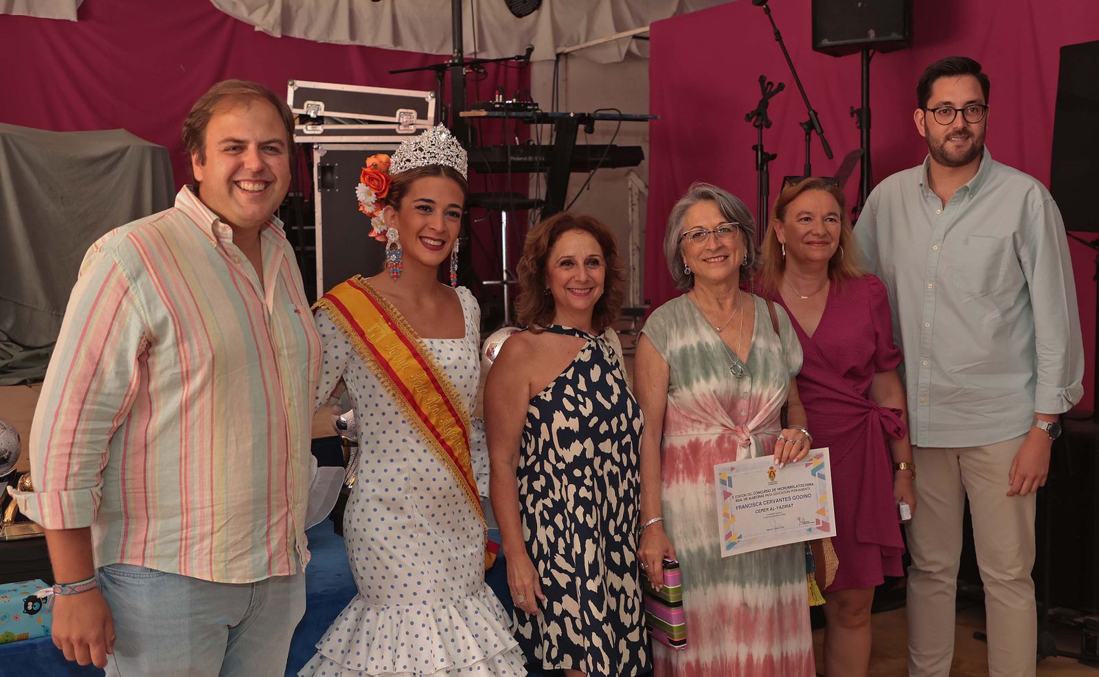 Fotos de los actos de entrega de premios en la caseta municipal de la Feria Real de Algeciras 2024