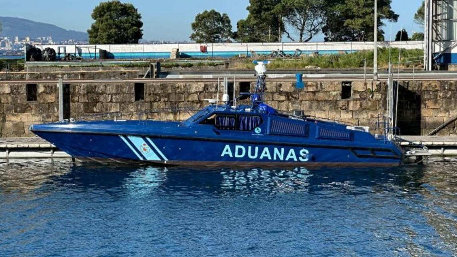 Una patrullera Rodman 55 de Vigilancia Aduanera, modelo destinado a la base de Algeciras.