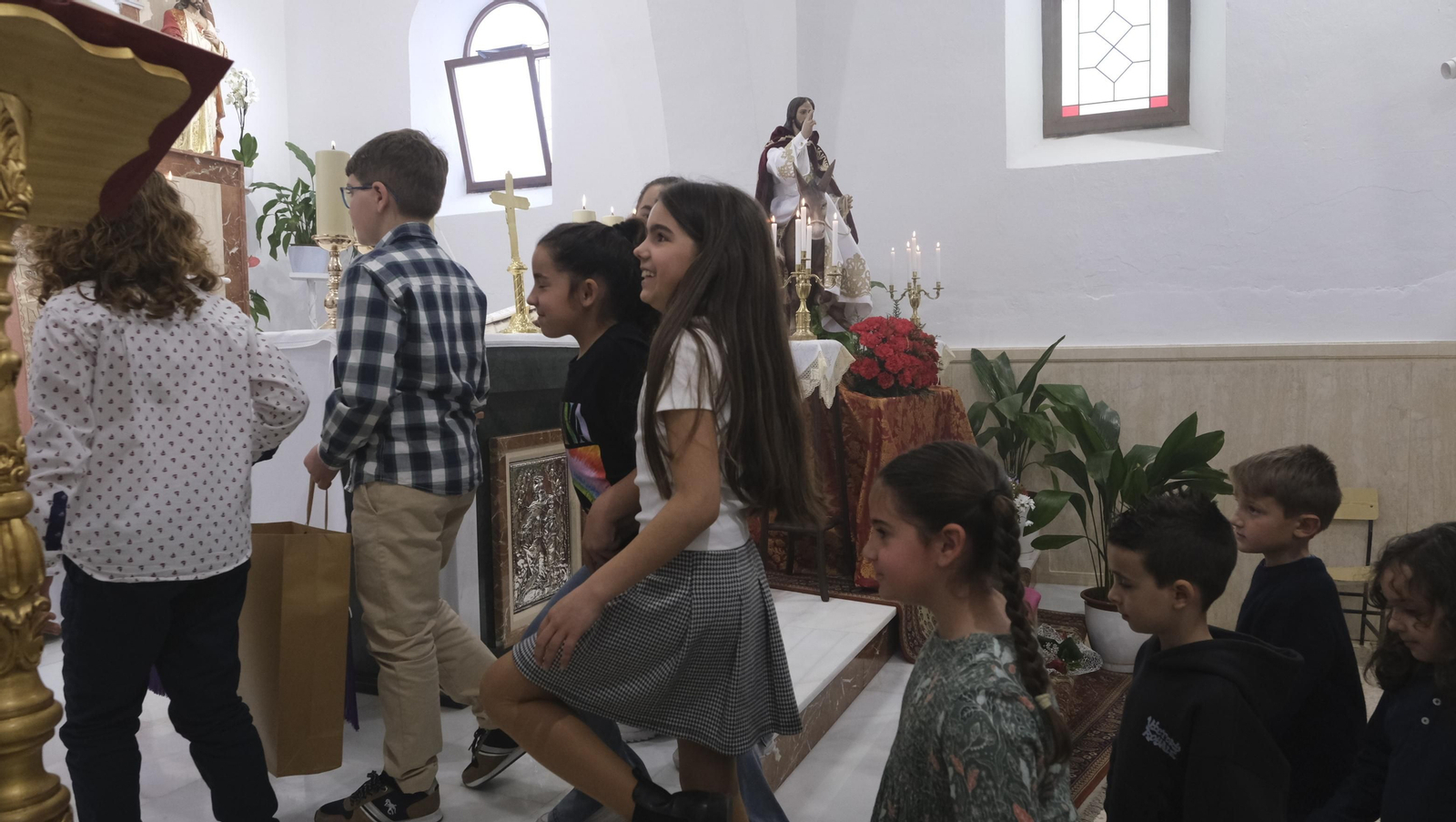 Imágenes de la bendición de la Borriquita de El Alquián, por el Obispo de Almería