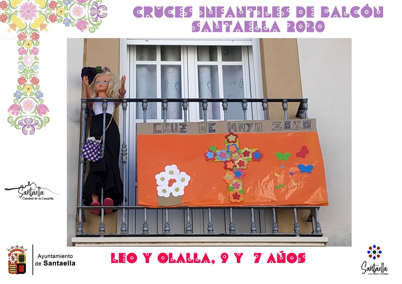 Así son las Cruces de Mayo de los niños de Santaella