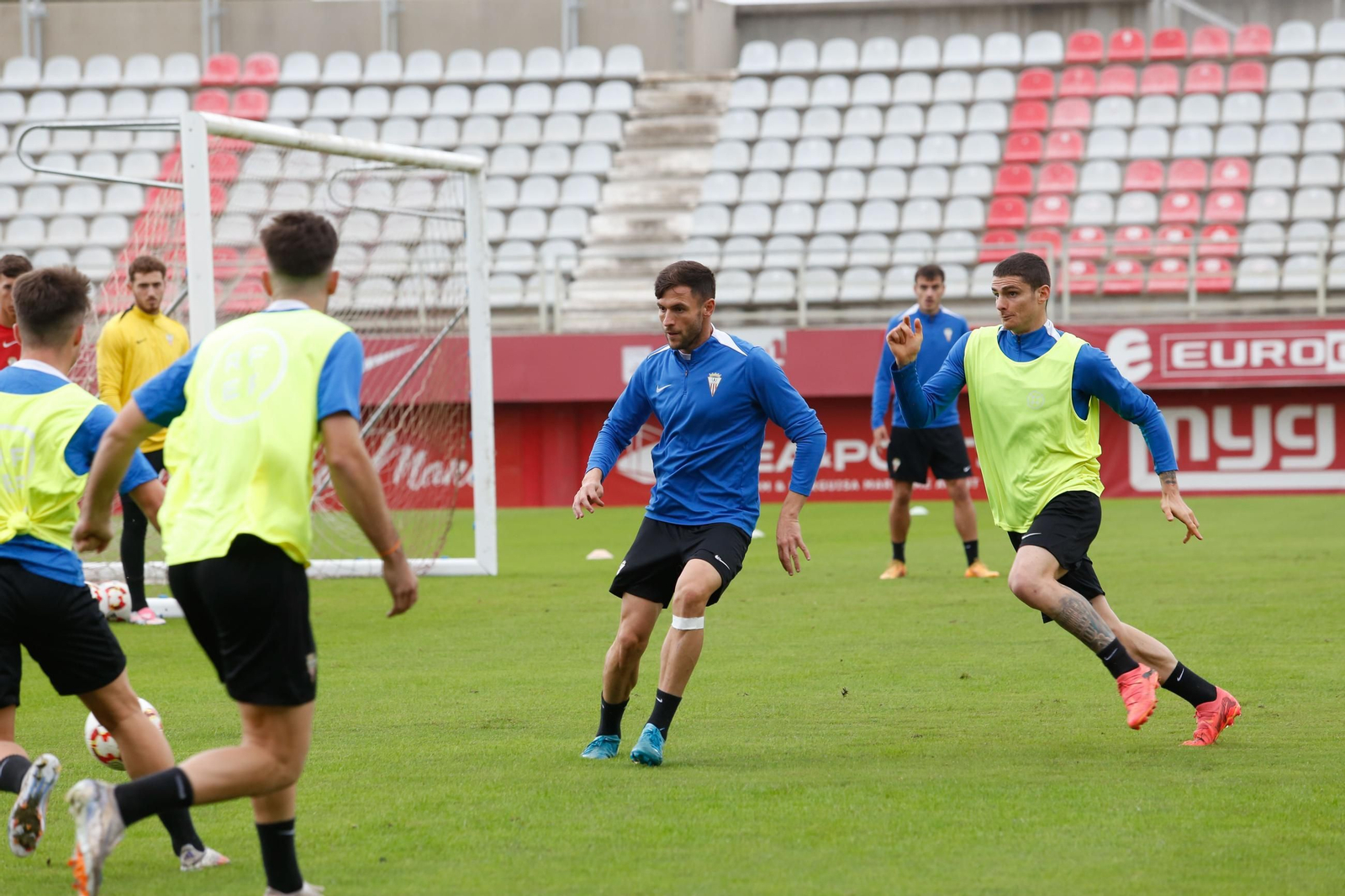 El entrenamiento del Algeciras CF antes de la visita al Recreativo de Huelva