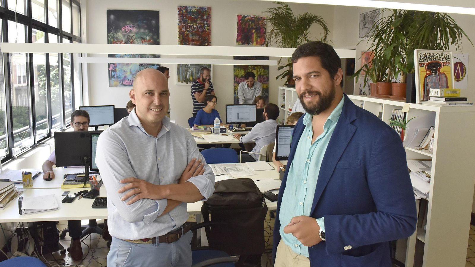 José Luis Pérez Halcón y Francisco Santisteban, con parte de su equipo, en el estudio fundaron en el año 2007.