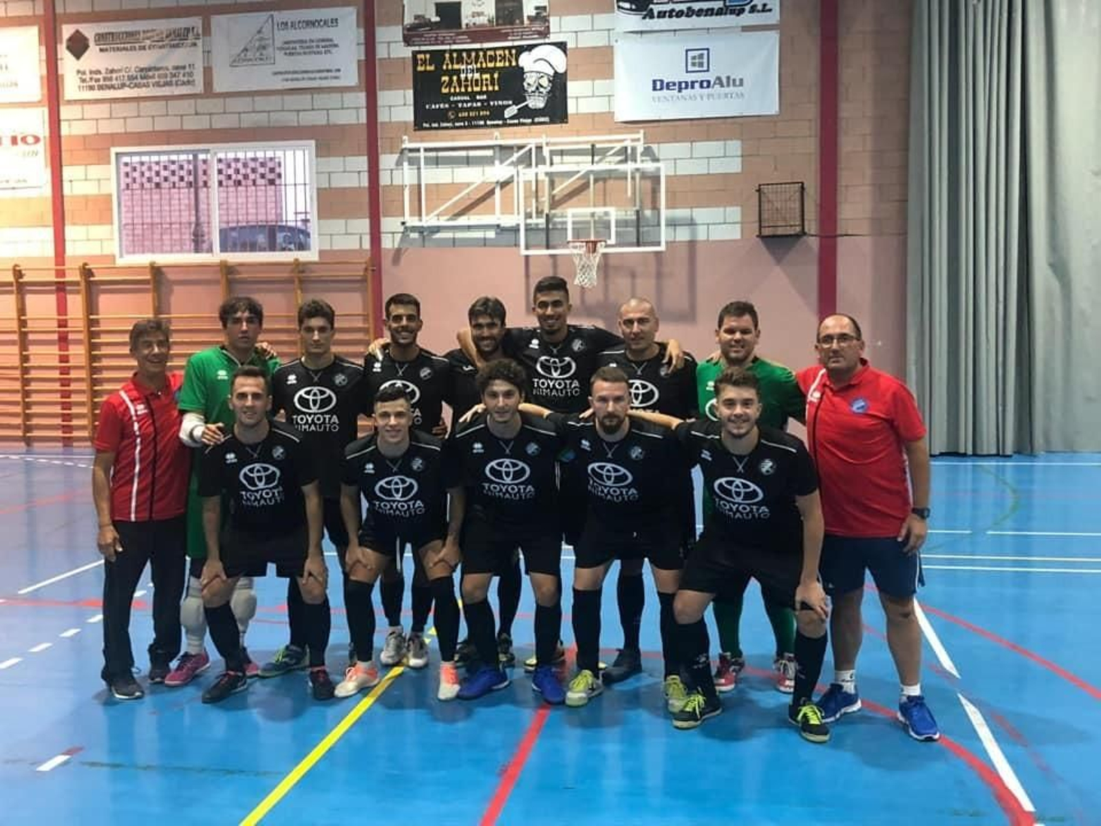 Formación del Xerez DFC Toyota Nimauto en Benalup.