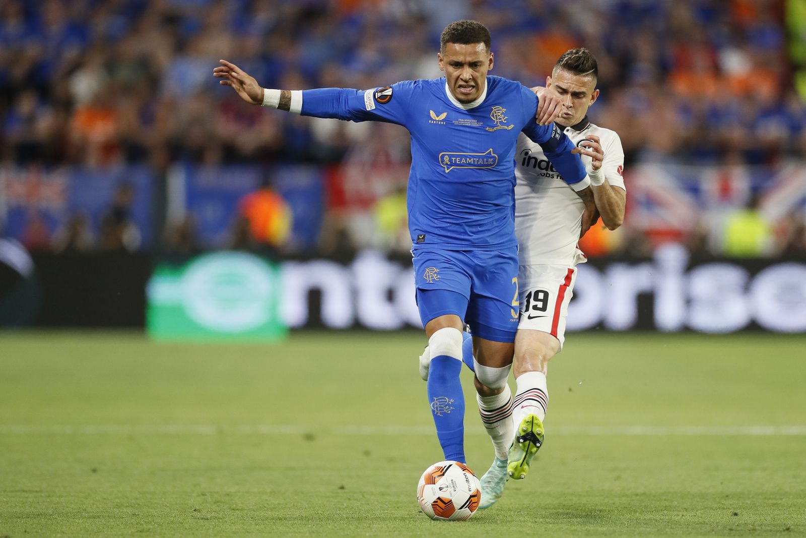 Las imágenes del Entracht-Rangers