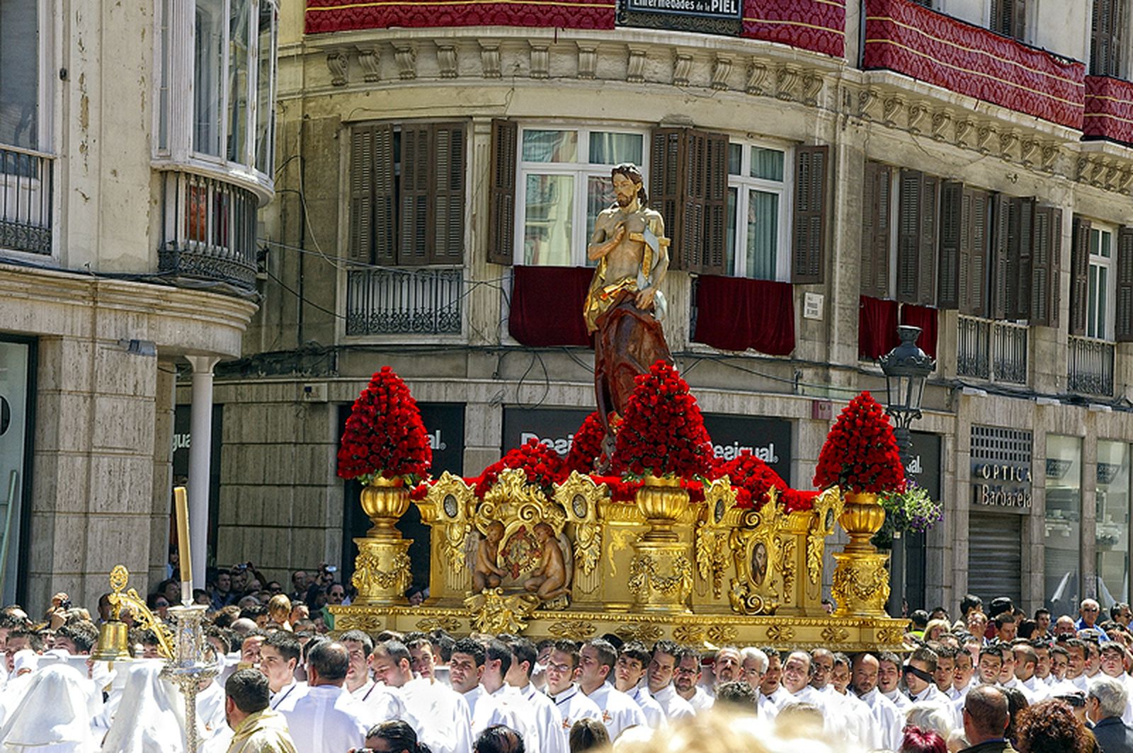 El Resucitado, titular de la Agrupación de Cofradías de Málaga